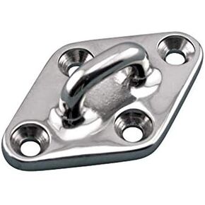 Marine Grade Stainless Steel 316 Heavy Duty Diamond Pad Eye