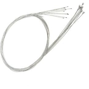 Bicycle Shifter Cable, Brake Cable Drive Replacement, Made of 6.56 Feet Galvanized Steel Strong Smooth, 10PCS Bike Shift Cable Is Suitable for Mountain Bikes Speed Control Systems