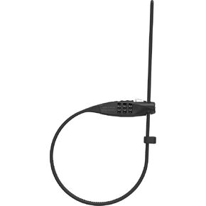 ABUS Combiflex TravelGuard Cable Lock - Lock for Securing Helmet, Pushchair, Skis and Luggage - 45 cm Cable Length - with Number Code - Yellow
