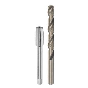 uxcell Tap & Bit Sets, M11 x 1.5 H2 Straight Flute Machine Thread Milling Tap, 9.5mm M35 Cobalt High Speed Steel (HSS-CO) Twist Drill Bit
