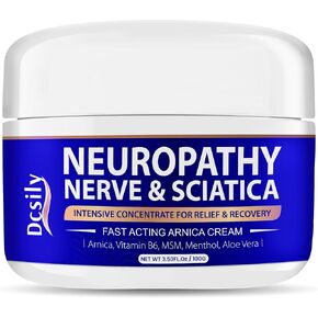 Neuropathy Nerve Relief Cream for Feet: Neuropathy Relief for Feet, Hands, Legs, Toes, Lower Back - Arnica Cream Neuropathy Cream with Arnica, Vitamin B6, Aloe Vera, MSM - Nerve Savior for Neuropathy