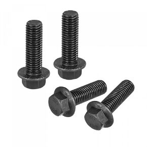 uxcell M14x40mm Hex Serrated Flange Bolts 10.9 Grade Carbon Steel Screws 4pcs