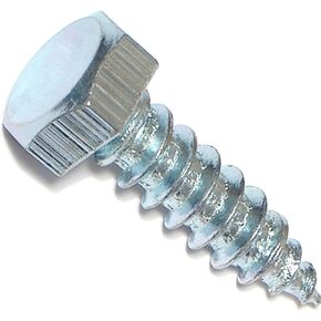 014973259778 Hex Lag Screws, 5/16 x 1, Piece-100,Zinc