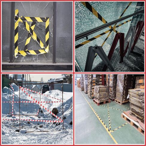 GGR Supplies T.R.U. SST-618C Black & White Hazard Warning Safety Stripe Tape: 2" in. wide x 18 yds. in Saudi Arabia