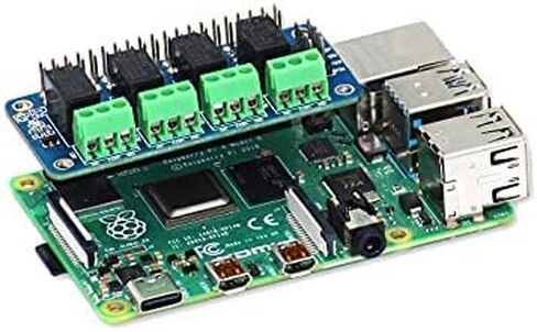 Relay 4 Zero 3V 4 Channel Relay Shield for Raspberry Pi, Relay HAT Expansion Relay Board for Raspberry Pi 4B/3B+/3B/2B/B+/A+/Zero and Zero W | Power Relay Module for Raspberry Pi in Kuwait
