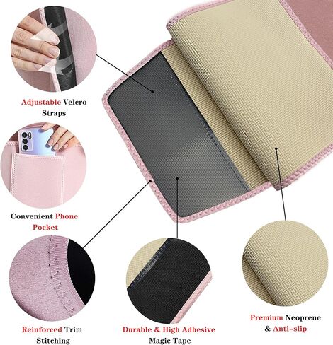 حزام الخصر للعرق للنساء والرجال، حزام تدريب الخصر للتدريب، حزام الجسم النحيف لفقدان الوزن، لف البطن، حزام البطن الرياضي، حزام رياضي لحرق الدهون، دعم أسفل الظهر in Kuwait