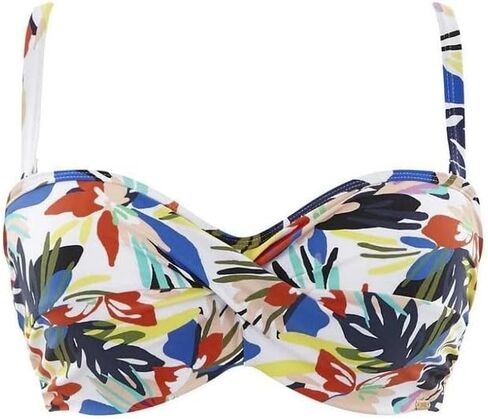 Panache Women's Standard Anya Riva Print Twist Bandeau Bikini Top in Saudi Arabia