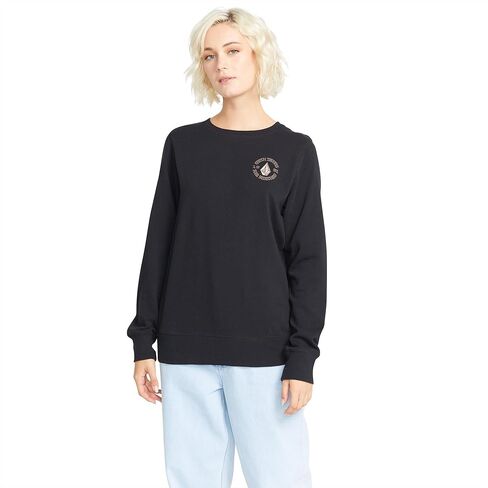 Volcom Women's Truly Deal Crew Fleece Sweatshirt in Saudi Arabia