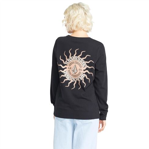 Volcom Women's Truly Deal Crew Fleece Sweatshirt in Saudi Arabia