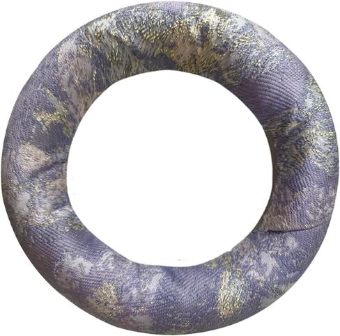 وسادة وعاء الغناء لوعاء الغناء التبتي، وسادة مستديرة مصنوعة يدويًا من الحرير المطرز لأوعية الصوت in Kuwait