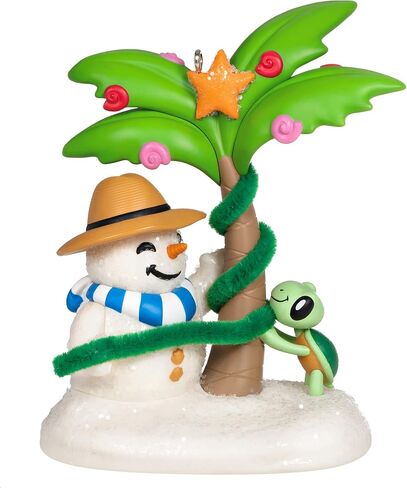 Hallmark Keepsake Christmas Ornament 2022, Sandal The Sandman Beach Snowman Ornament in Saudi Arabia