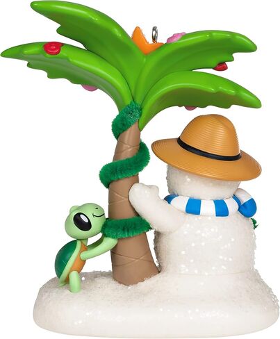 Hallmark Keepsake Christmas Ornament 2022, Sandal The Sandman Beach Snowman Ornament in Saudi Arabia