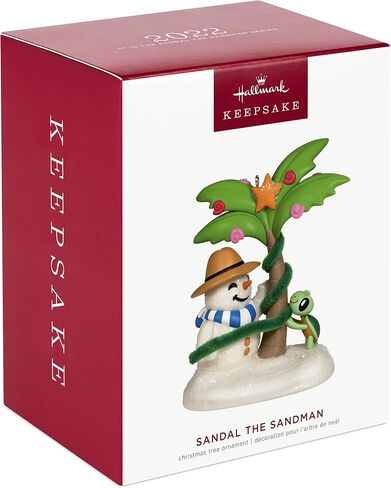 Hallmark Keepsake Christmas Ornament 2022, Sandal The Sandman Beach Snowman Ornament in Saudi Arabia