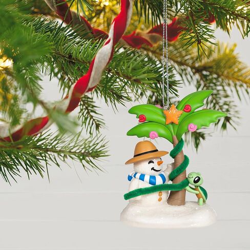 Hallmark Keepsake Christmas Ornament 2022, Sandal The Sandman Beach Snowman Ornament in Saudi Arabia