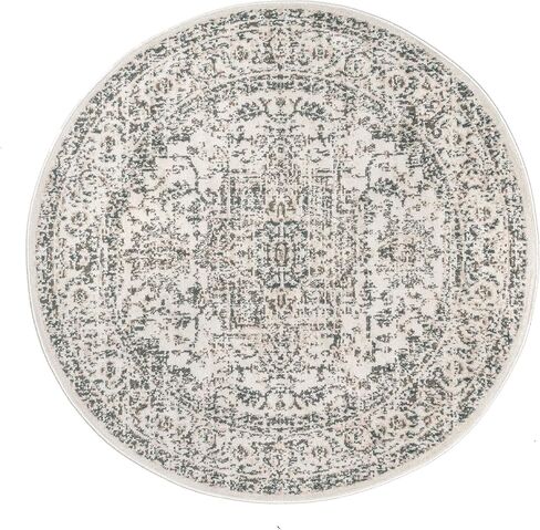 nuLOOM Tanith Vintage Medallion Runner Rug, 2' 6" x 12', Cream in Saudi Arabia
