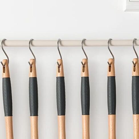 10 Pack S-Shaped Hooks, Stainless Steel Hanging Hooks for Kitchen, Closet, Bathroom and More, Heavy Duty Metal Hooks for Organizing and Storage in Kuwait