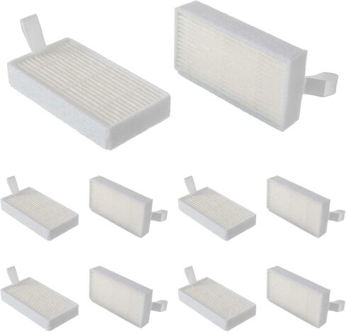 HEPA Vacuum Filters Replace for I-LIFE v3 v3s V3s pro v5 v5s v5s Pro I-LIFE Robot Vacuum Filters(pack of 10pcs) in Saudi Arabia