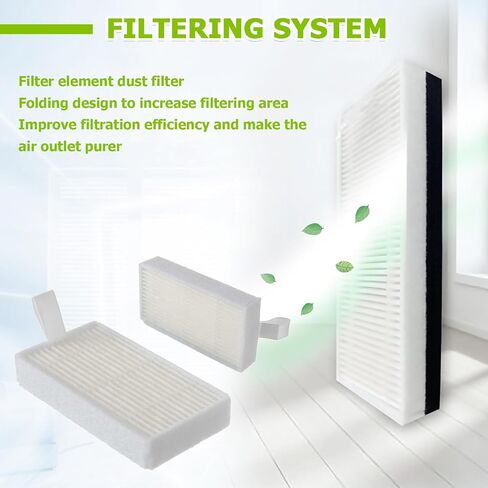 HEPA Vacuum Filters Replace for I-LIFE v3 v3s V3s pro v5 v5s v5s Pro I-LIFE Robot Vacuum Filters(pack of 10pcs) in Saudi Arabia