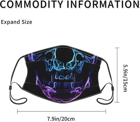 4pcs Face Mask With Filter Pocket Washable Reusable Face Bandanas Balaclava For Men Women With 8 Filters in Saudi Arabia