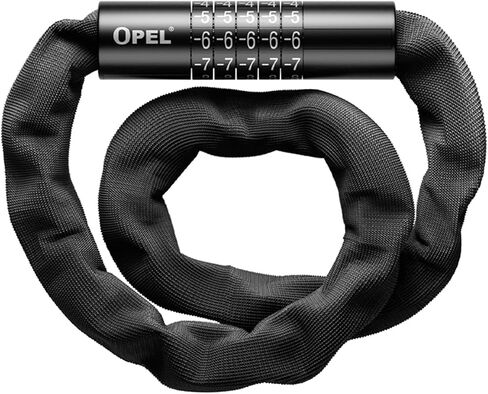Opel Bike Chain Lock,5 Digit Combination Heavy Duty Anti-Theft Bicycle Chain Lock,3.2 Feet Long 6mm Thick Security Resettable Keyless Waterproof Lock Chain for Bike,Door,Gate,Fence,Motorcycle,Scooter in Saudi Arabia