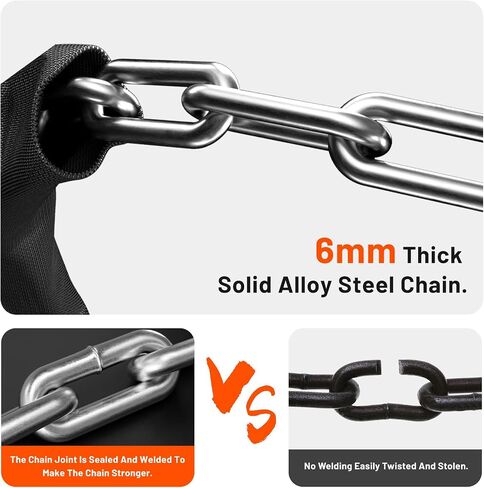 Opel Bike Chain Lock,5 Digit Combination Heavy Duty Anti-Theft Bicycle Chain Lock,3.2 Feet Long 6mm Thick Security Resettable Keyless Waterproof Lock Chain for Bike,Door,Gate,Fence,Motorcycle,Scooter in Saudi Arabia