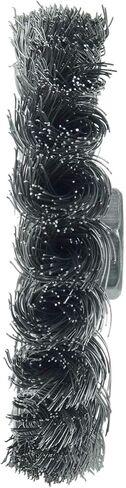 Weiler 13106 Dualife 5/8"-11 Arbor، مقاس السلك 0.014 بوصة، القطر 4 بوصة، عرض الوجه 1/2 بوصة، شعيرات فولاذية، فرشاة عجلة سلكية ذات عقدة ملتوية قياسية، .014 بوصة، صنع في الولايات المتحدة الأمريكية in Saudi Arabia