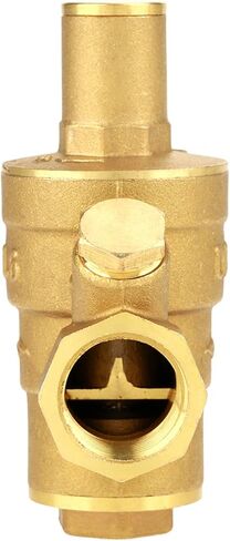 Water Pressure Regulator Valve,DN15 Brass Adjustable Water Pressure Reducing Valve,Water Regulator with Gauge in Saudi Arabia