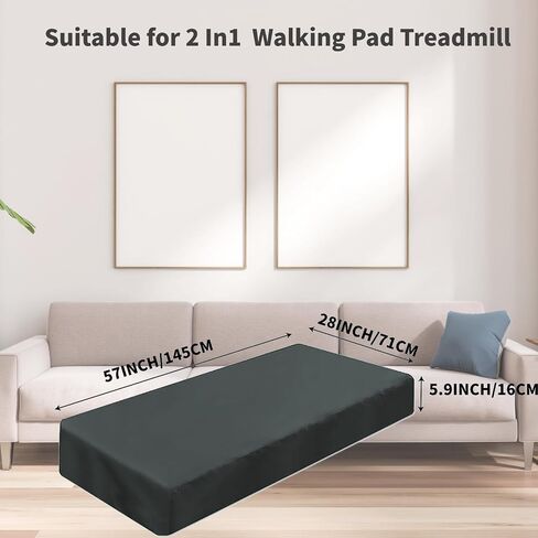Under Desk Treadmill Cover, Oxford Dust Cloth for Walking Pad Treadmill Cover, Waterproof Cover for Treadmill Home & Office in Saudi Arabia