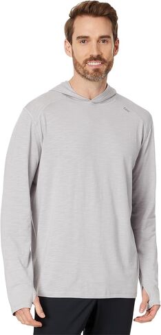 tasc Performance Carrollton L/S Hoodie Silver MD in Saudi Arabia