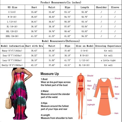 فستان ماكسي مثير بحزام سباغيتي من Acelyn بدون أكمام كاجوال للحفلات والنوادي للنساء in Kuwait