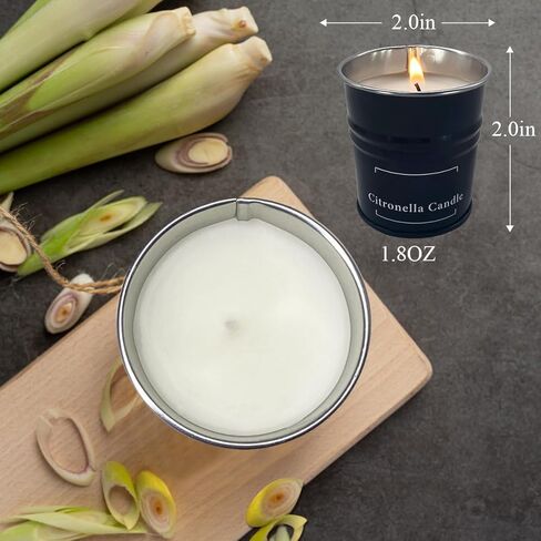 Enhanced Scents Outdoor Citronella Candles, 9 Pack, Red, Repel Scented Candles, Control, 100% Soy, for Patio, Outside, Outdoor Table Decor, Camping Accessories, Home Scented in Kuwait