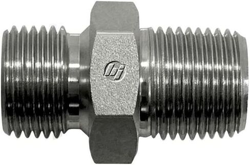 9020-04-04 تركيب محول تحويل فولاذي مستقيم، 1/4 "-19 ذكر BSPP × 1/4-19 ذكر BSPT in Saudi Arabia