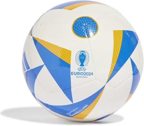 كرة adidas Fussballliebe Club Euro 2024 IN9371، للجنسين، كرة قدم، أبيض/أزرق متوهج/برتقالي محظوظ، 3 in Saudi Arabia