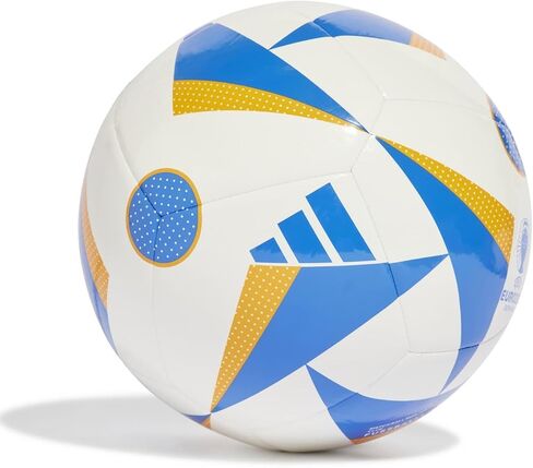 كرة adidas Fussballliebe Club Euro 2024 IN9371، للجنسين، كرة قدم، أبيض/أزرق متوهج/برتقالي محظوظ، 3 in Saudi Arabia