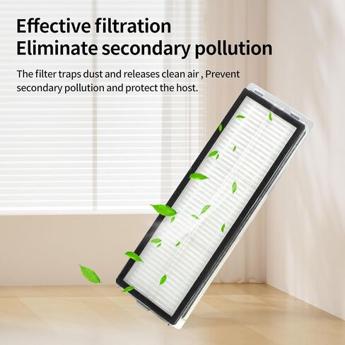 Vacuum Cleaner Replacement Accessories Kit for Dreame X10 S10 Plus L10S Ultra W10S pro, 12 Pack (2 Main Brush+4 Side Brush+2 Filter+2 Mop Cloths) in Saudi Arabia