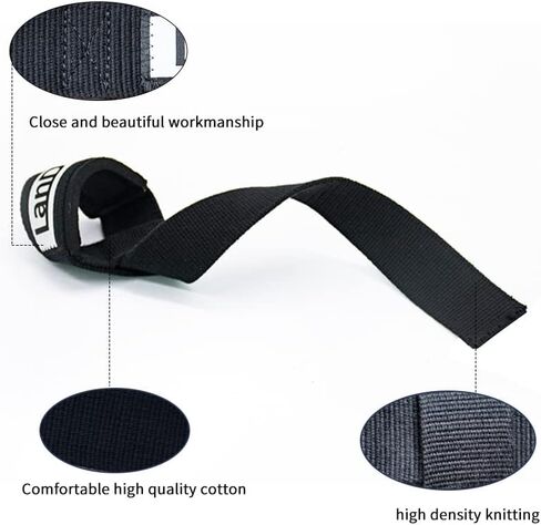 Padded Lifting Straps for Weightlifting,Heavy Weight Lifting Wrist Wraps for Women & Men.Deadlifting Straps with Neoprene Padded Straps for Weight lifting,Gym Wrist Straps with Hand Grips Support (2) in Saudi Arabia