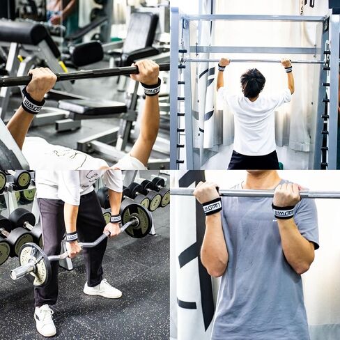 Padded Lifting Straps for Weightlifting,Heavy Weight Lifting Wrist Wraps for Women & Men.Deadlifting Straps with Neoprene Padded Straps for Weight lifting,Gym Wrist Straps with Hand Grips Support (2) in Saudi Arabia