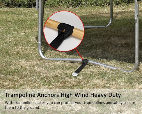 Trampoline Stakes, 8 Pcs Heavy Duty Trampoline Anchor Kit, Ground Stake Apply to Trampoline, Tent, Swing in Saudi Arabia