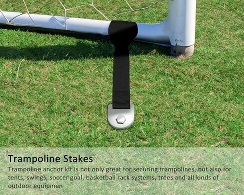 Trampoline Stakes, 8 Pcs Heavy Duty Trampoline Anchor Kit, Ground Stake Apply to Trampoline, Tent, Swing in Saudi Arabia