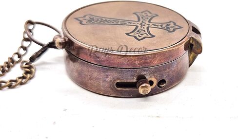 Engraved Compass - Proverbs 3:5-6 | Perfect for Graduation, Religious, Missionary, and Christian Gifts,(Trust in The Lord with All Your Heart) in Saudi Arabia