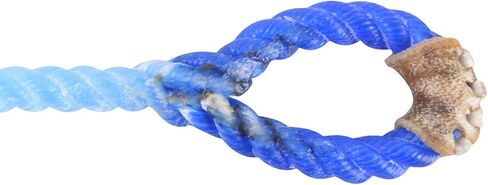 EquiBrand West Rattler Rope Racer Calf Piggin String، عين زرقاء 1/4 بوصة، أزرق، ناعم متوسط in Kuwait