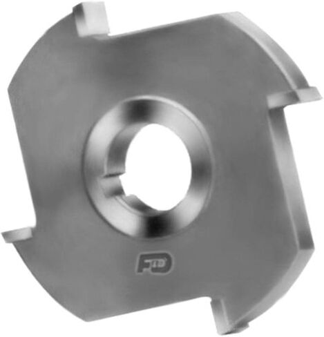 F&D Tool Company 12024D-AC6121 قطاعة طحن جانبية من الكربيد، غير حديدية، فتحة أربور 1 بوصة، قطر 6 بوصة، عرض الوجه 3/8 بوصة، 6 عدد الأسنان in Kuwait