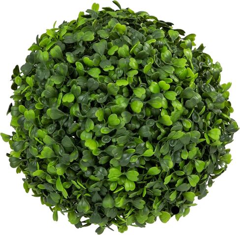 Northlight Two Tone Artificial Boxwood Topiary Garden Sphere, 9", Green in Saudi Arabia