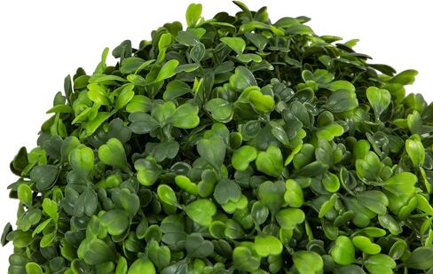 Northlight Two Tone Artificial Boxwood Topiary Garden Sphere, 9", Green in Saudi Arabia