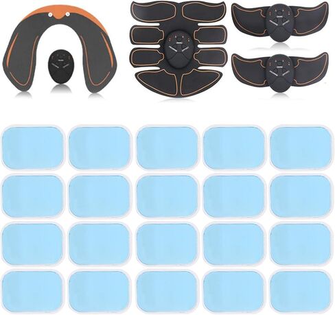 Jinyi ABS Gel Pads, 20pcs/10 Packs ABS Replacement Gel, Waist Trimmer Belt for AB Trainer in Kuwait