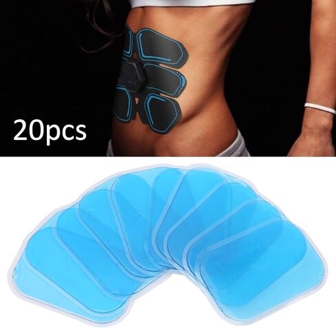 Jinyi ABS Gel Pads, 20pcs/10 Packs ABS Replacement Gel, Waist Trimmer Belt for AB Trainer in Kuwait
