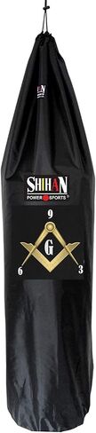 غطاء حقيبة الملاكمة الرياضية من شيهان، مقاوم للماء بقطر 5-6 أقدام و24 بوصة، حماية كبيرة في الهواء الطلق لحقائبك المثالية القائمة بذاتها، أسود in Kuwait