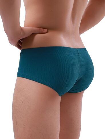 IKINGSKY Men's Cheeky Bulge Briefs Sexy Brazilian Back Mens Underwear Stretch Seamless Pouch Under Panties in Kuwait