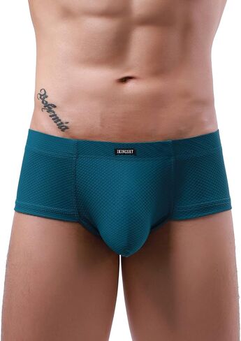 IKINGSKY Men's Cheeky Bulge Briefs Sexy Brazilian Back Mens Underwear Stretch Seamless Pouch Under Panties in Kuwait
