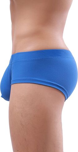 IKINGSKY Men's Cheeky Bulge Briefs Sexy Brazilian Back Mens Underwear Stretch Seamless Pouch Under Panties in Kuwait